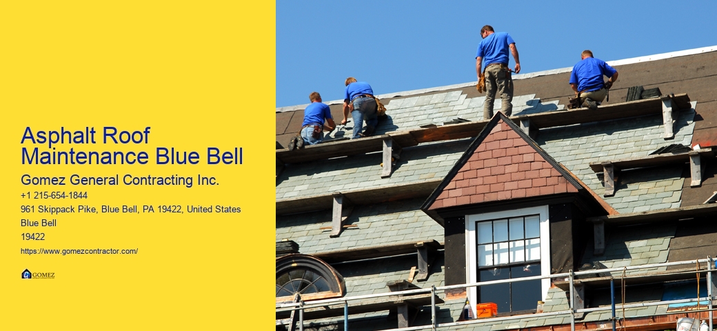 Asphalt Roof Maintenance Blue Bell