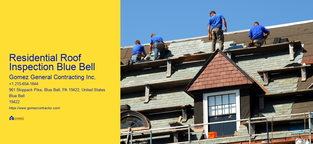 Residential Roof Inspection Blue Bell